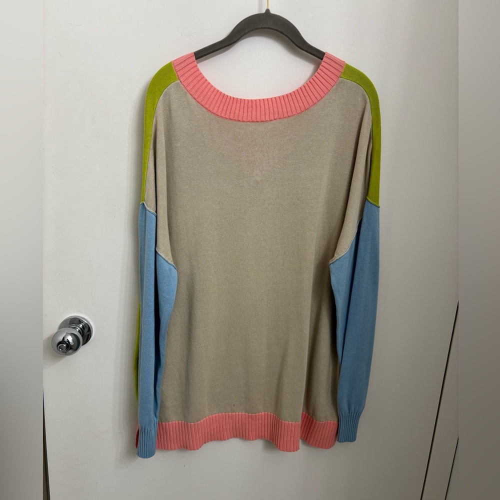 Belle by Kim Gravel color block sweater - Picture 2 of 8